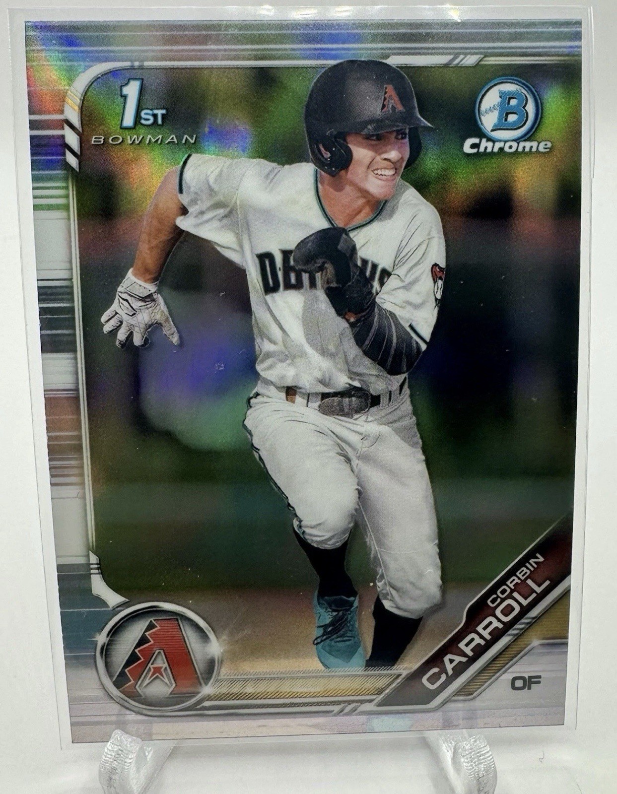 2019 Bowman Draft Chrome Corbin Carroll 1st Refractor #BDC-125 Diamondbacks