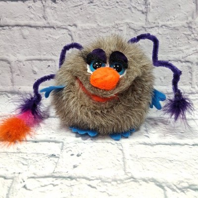 Vintage Hand Puppet Children's Toy Furry Cute Colorful Handmade?