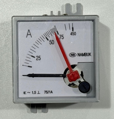 Nambuk EFAM Explosion Proof Ammeter | 75/1A AC Panel Meter | Ex d IIC Gb |