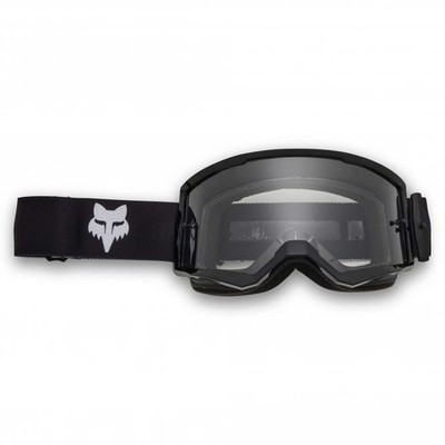 Fox Racing MX Brille - MAIN V3 CORE (schwarz mit klaren Gläsern)