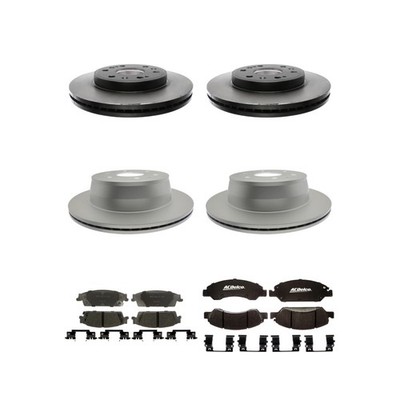 ACDelco Disc Brake Pads and Rotors Kit Front Rear For 15-20 Chevrolet Tahoe