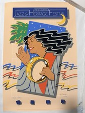 1983 New Orleans Jazz Fest Poster Signed and Numbered 600/2500