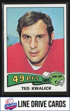 1975 Topps #226 Ted Kwalick San Francisco 49ers EX