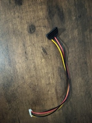 SATA Power Cable Multicolor with 4-Pin Connector