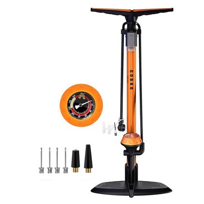 GOBKO Fahrradpumpe Fahrrad Standpumpe mit Manometer Fahrradpumpen mit Presta und