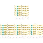  400 PCs Hawaiian Dschungel Thema Monstera Animal Creative Confetti Dekoration