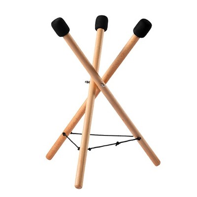 Handpan Drum Stand, Solid Wood, Adjustable Triangular, Snare Holder Bracket