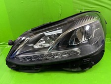 MERCEDES E CLASS W212 HEADLIGHT LED PASSENGER LEFT NSF 2013-2016 DAMAGED MOUNT