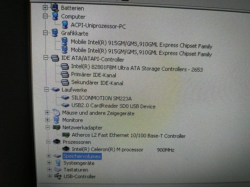 ASUS Eee PC 4G / 504MB RAM/ 900 MHz / Windows XP/ HDD 3.7 GB / Weiß / Netzkabel - Bild 2 von 4