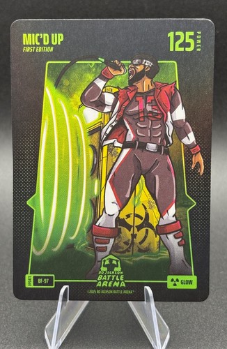 Bo Jackson Battle Arena Update- MIC'D UP "Mike Evans" Battlefoil Glow #BF-97