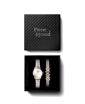 PIERRE RICAUD Women Quartz Casual Watch Classic Dress Silver Dial Waterproof Fas