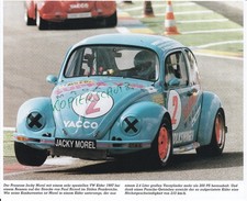 Jacky Morel auf VW Käfer