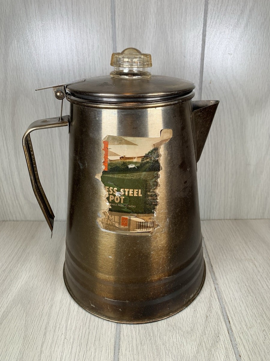 Ozark Trail 10 Cup Stainless Steel Coffee Pot Ozark Trail Cup