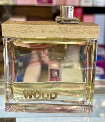 DSQUARED2 She WOOD Golden Light Wood Eau De Parfum Pour Femme 100 ml 3.4oz, NWTB