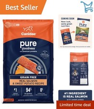 Dry Dog Food Salmon Sweet Potato Grain-Free Adult 22 lbs Limited Ingredient