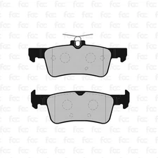 Brake Pads For Ford Fiesta 2017- Rear Juratek JCP8213