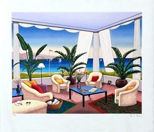 François Fanch Ledan - Brise tropicale - Lithograph on Arches Paper - 56 x 48 cm