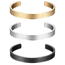 Ayatul Kursi Bracelet for Women Men Muslim Quran Allah Open Cuff Bangle Islamic