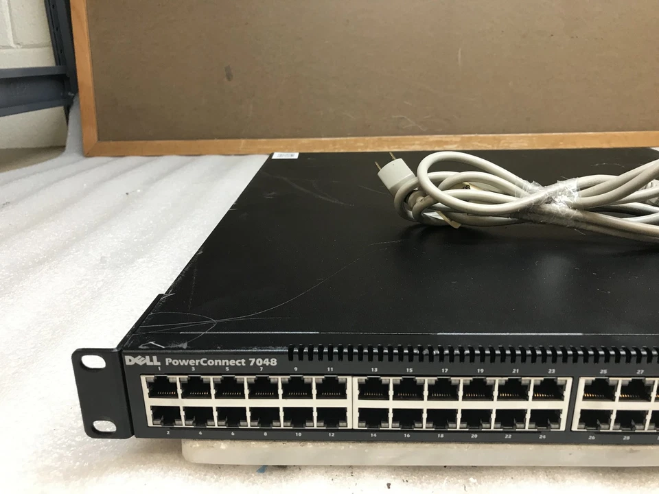 Dell PowerConnect 7048 48-Ports External Switch Managed w/ Stacking Module - Image 2 of 4