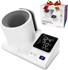 Upper Arm Blood Pressure Monitor for Home Use, One-Touch Blood Pressure Machine