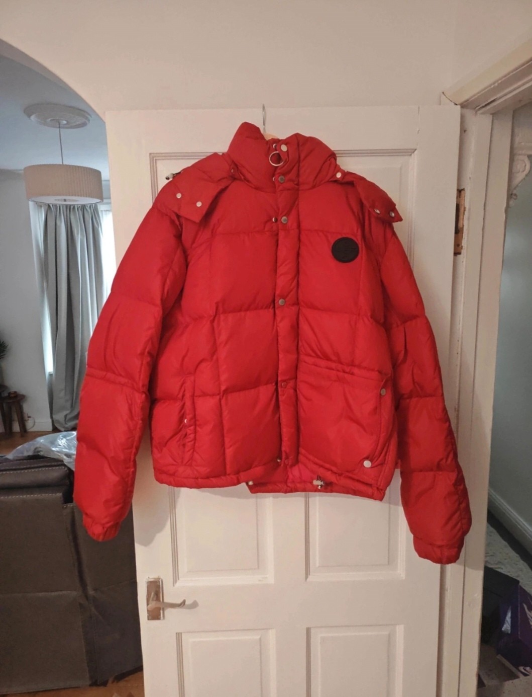 Off White Mens Bounce Puffer Jacket In XL