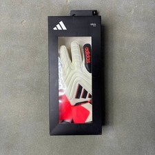 Adidas Copa Pro PC Goalkeeper Gloves Men's Size 7 Ivory/Solar Red/Black Soccer
