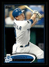 Johnny Giavotella Kansas City Royals 2012 Topps Black #442 SN /61