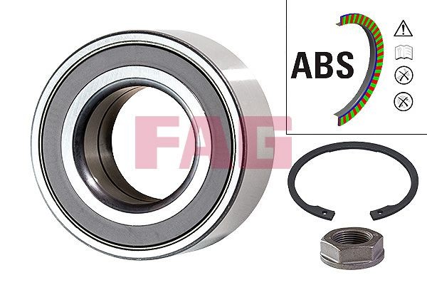 Radlagersatz Vorne Set Links + Rechts FüR Opel Crossland X / P17 P2Qo Peugeot-image