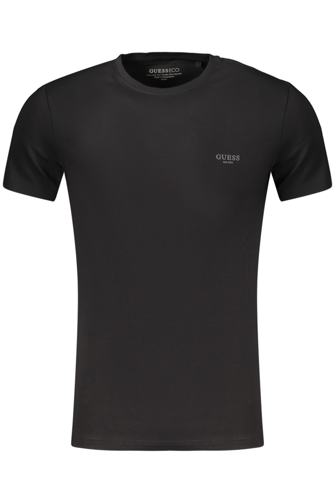 T-Shirt & Polo Guess M6yi24 K3728 Core Extra-Jblk Black Uomo Nero Extra Grande - Immagine 2