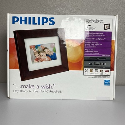 Philips (SPF3470T/G7) Digital PhotoFrame 7'' LCD Panel Brown Wood Frame