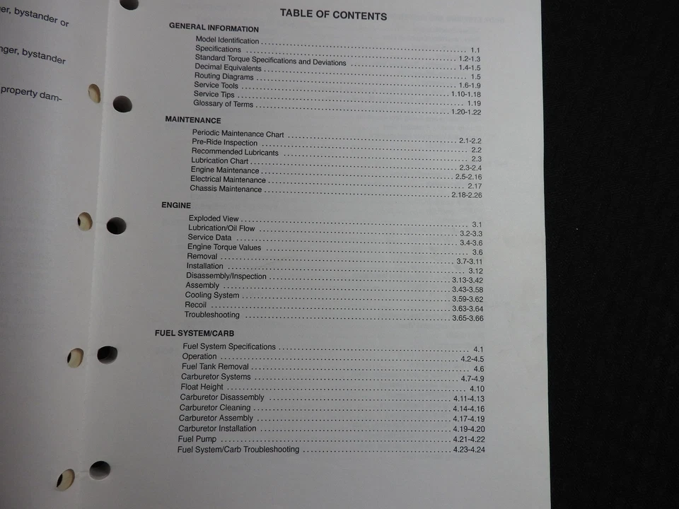 1995 POLARIS MAGNUM 2X4 4X4 VEÍCULO TODO TERRENO ATV MANUAL DE REPARO BOM - Imagem 3 de 4