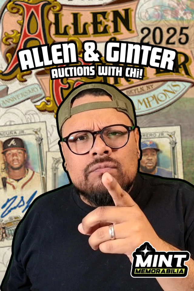 ALLEN & GINTER BASEBALL AUCTIONS!!