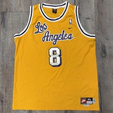 Kobe Bryant Rewind 1961 Nike Los Angeles Lakers #8 Swingman Jersey Size XL