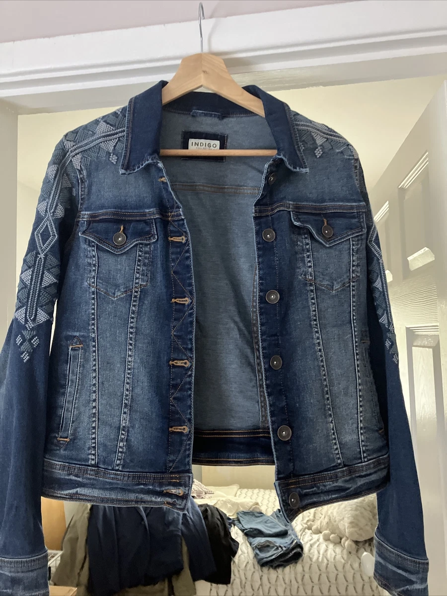 Lovely Marks And Spencer Indigo Collection Denim Jacket Size 12 Worn Once