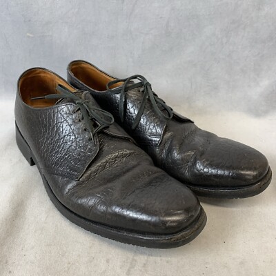 Royal Tweed By Cheaney Of England Men Size 12 Black Leather Oxford Shoes No 9