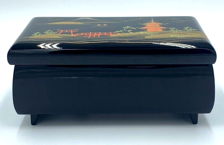 Aizu Lacquerware Jewelry Box Music | eBay