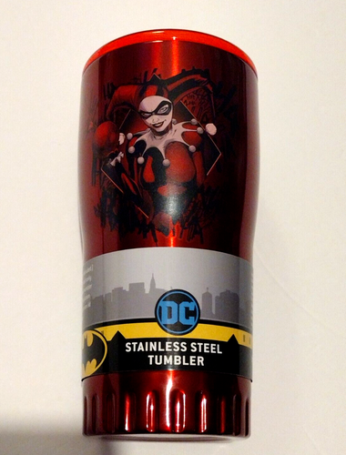 NEW Red PROTEK Harley Quinn Stainless Steel Tumbler Cup (Cold 18 Hrs) 20 oz - Picture 3 of 6