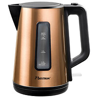 Bestron AWK1000CO 1.7 L 2200 W Black Copper Water level indicator AWK1000CO