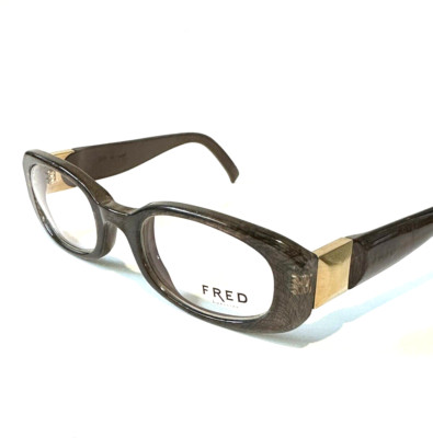 Vintage FRED Lunettes Eyeglasses CUT S1 Olive  col.07 authentic 48-18-135