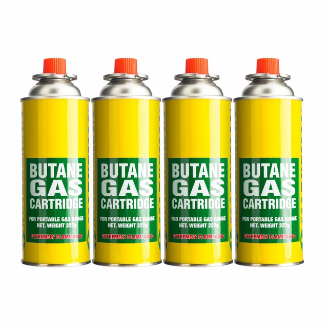 4 X Butane Gas Bottles Cans Canisters for Stove Cooker Grill Heater Weed Burner for sale online