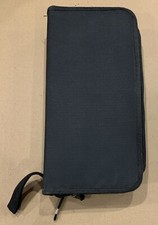 Black Nylon 48 CD / DVD / Game Soft Sided Storage Case Holder w/ Cloth Interior