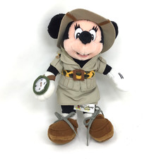 Walt Disney World Minnie Mouse Plush Safari Animal Kingdom 10  
