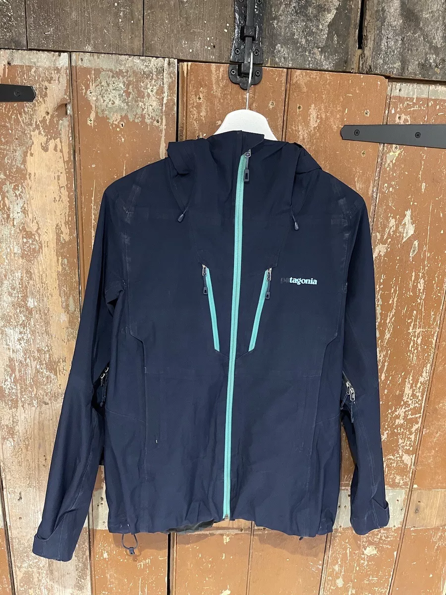 Patagonia Triolet Jacket Coat Navy Blue Women's Size Small Zipped Pockets