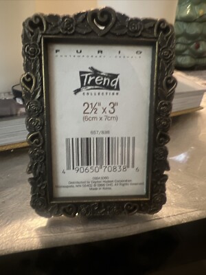 Vtg 1996 Purio Trend 2.5x 3 Ornate Victorian Frame Hearts/roses 