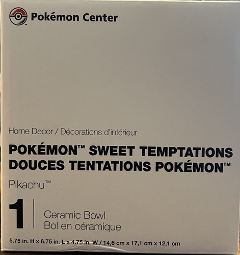 Pokemon Sweet Temptations Halloween Pumpkin Pikachu Ceramic Bowl With Lid NEW - Picture 5 of 7