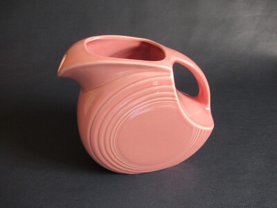 Fiestaware Vintage Rose Pink Quart Disk Pitcher Water Tea 7