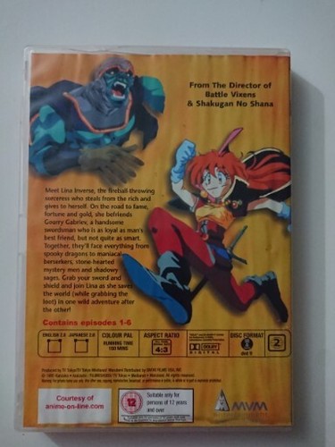 Slayers Premium DVD 1995 Anime MVM rare 6 Episodes Very Good 💎 🔥 - Imagen 2 de 8