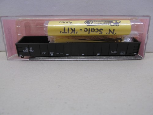 ROUNDHOUSE~ COCHE GÓNDOLA BURLINGTON NORTH # 567753~ KIT~ ESCALA N | Zustand: New