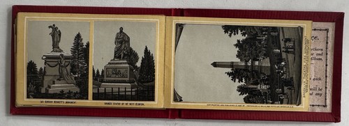 Green Wood Cemetery c.1889 Brooklyn tourist album early charming city views - Picture 9 of 10