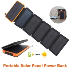46800mAh Solar Charger Power Bank Fast Charging Battery Pack with Foldable Panel